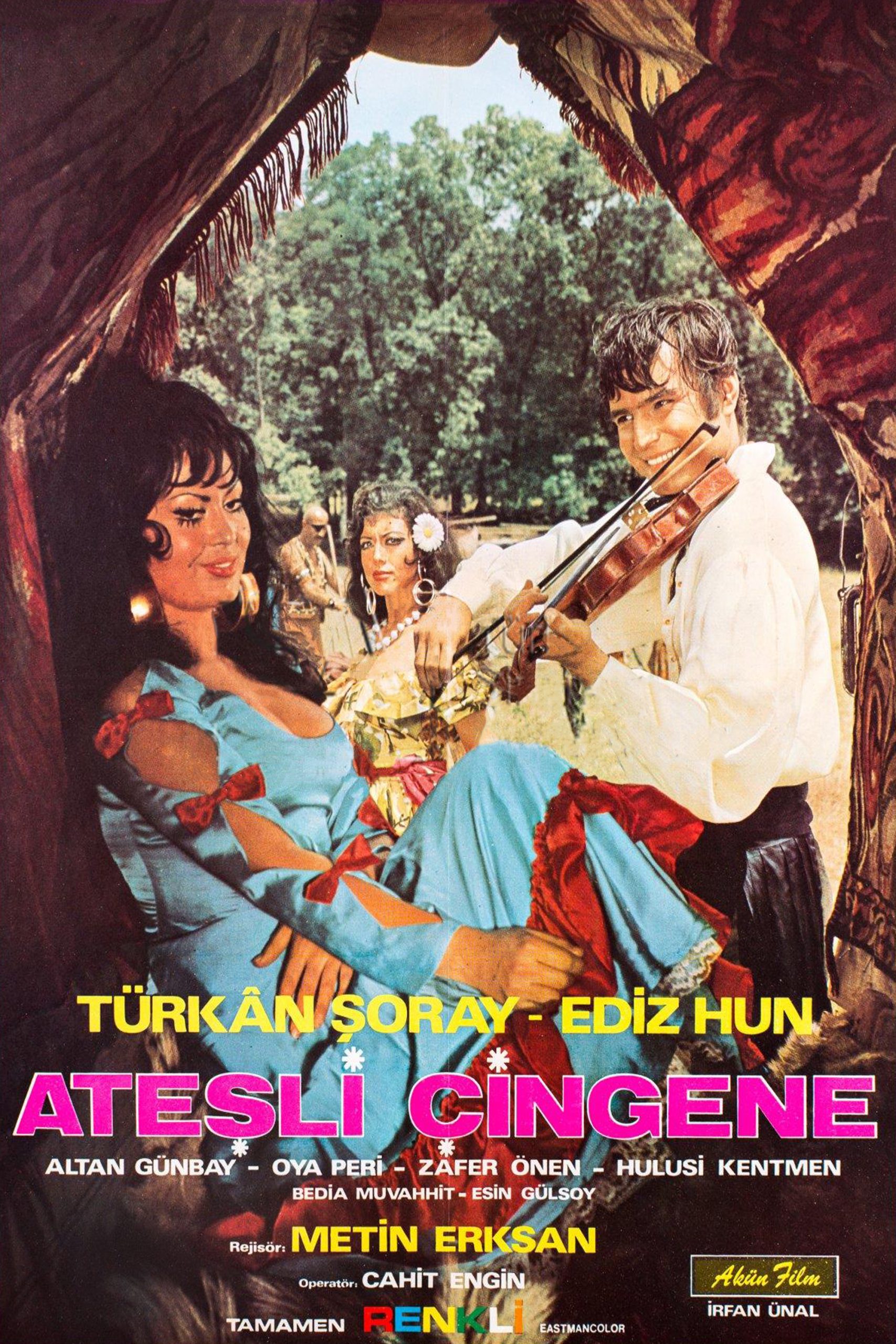 Ateşli Çingene Filmi İzle HD Full Tek Parça (Türkan Şoray & Ediz Hun) [1969]